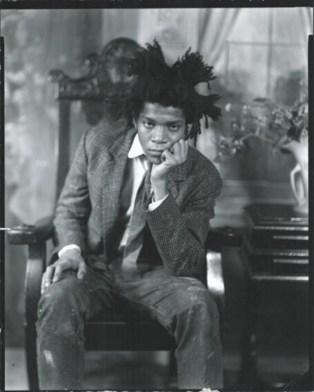 Jean-Michel Basquiat 1982 © James Van der Zee Archive, The Metropolitan Museum of Art, image used with kind courtesy of The Estate of Jean-Michel Basquiat. 